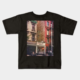 Spring St and Mulberry St, Manhattan, NYC Kids T-Shirt